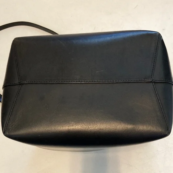 Mansur Gavriel Bucket Bag Black/Ballerina Large - Picture 8 of 11